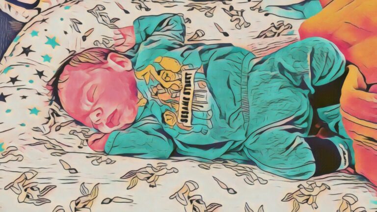 newborn sleep with pacifier