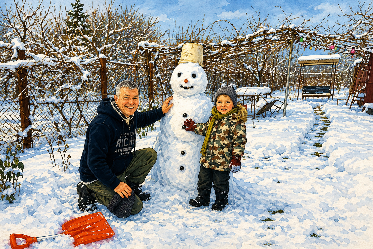 mike with his grandfather